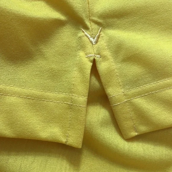 Callaway Yellow Performance Golf Shirt Size Medium - Picture 7 of 10